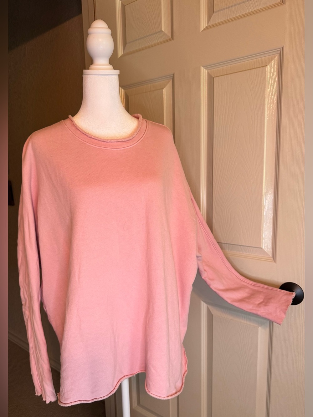 Frank & Eileen Anna Pink Long Sleeve Capelet 
 in Medium